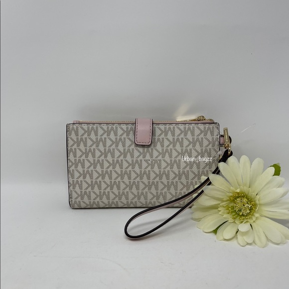 Michael Kors JST Large Double Zip Wristlet - Picture 4 of 9